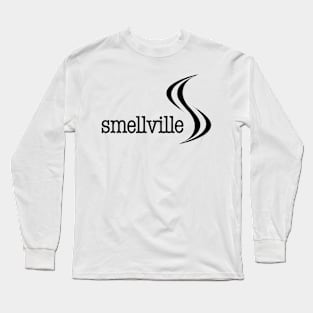 Smellville Logo Black Long Sleeve T-Shirt